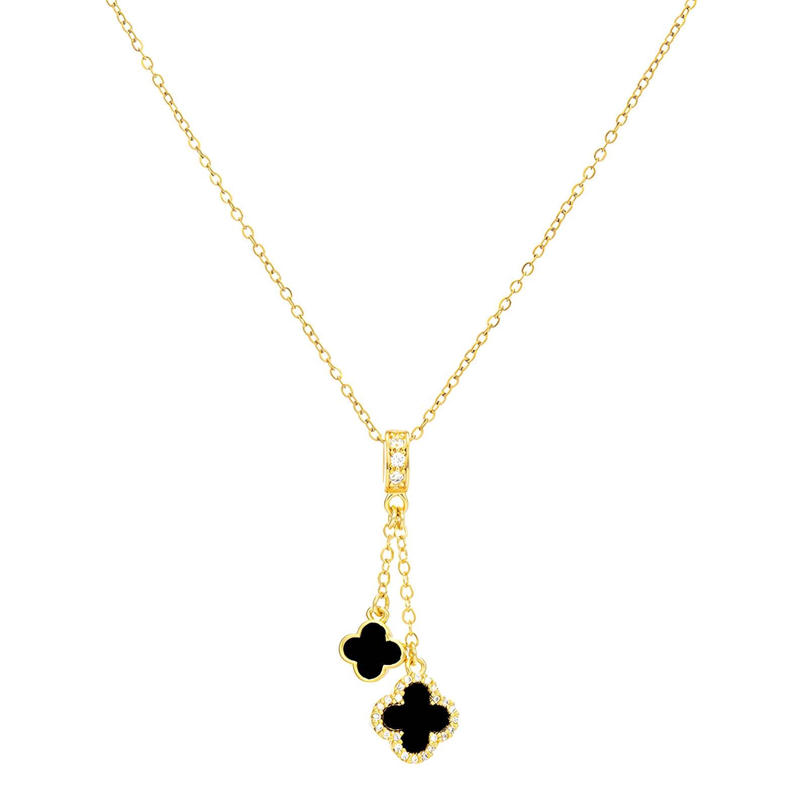 Good Luck Four-leaf clover necklace