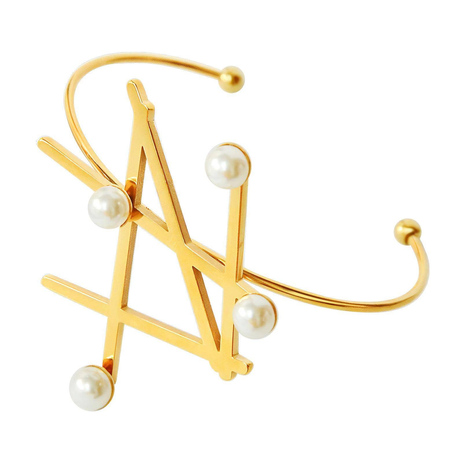 Pearl Gold plated bracelet