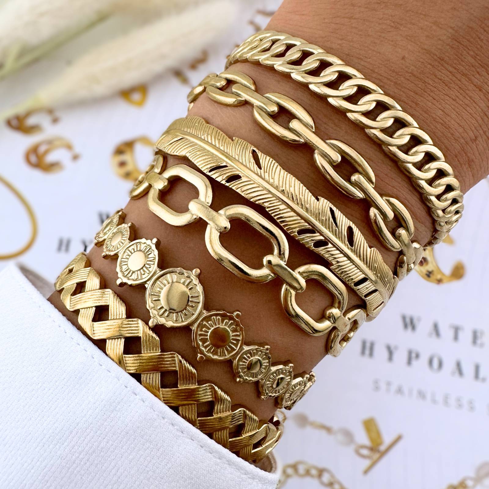 Big X Band Bangle Bracelet