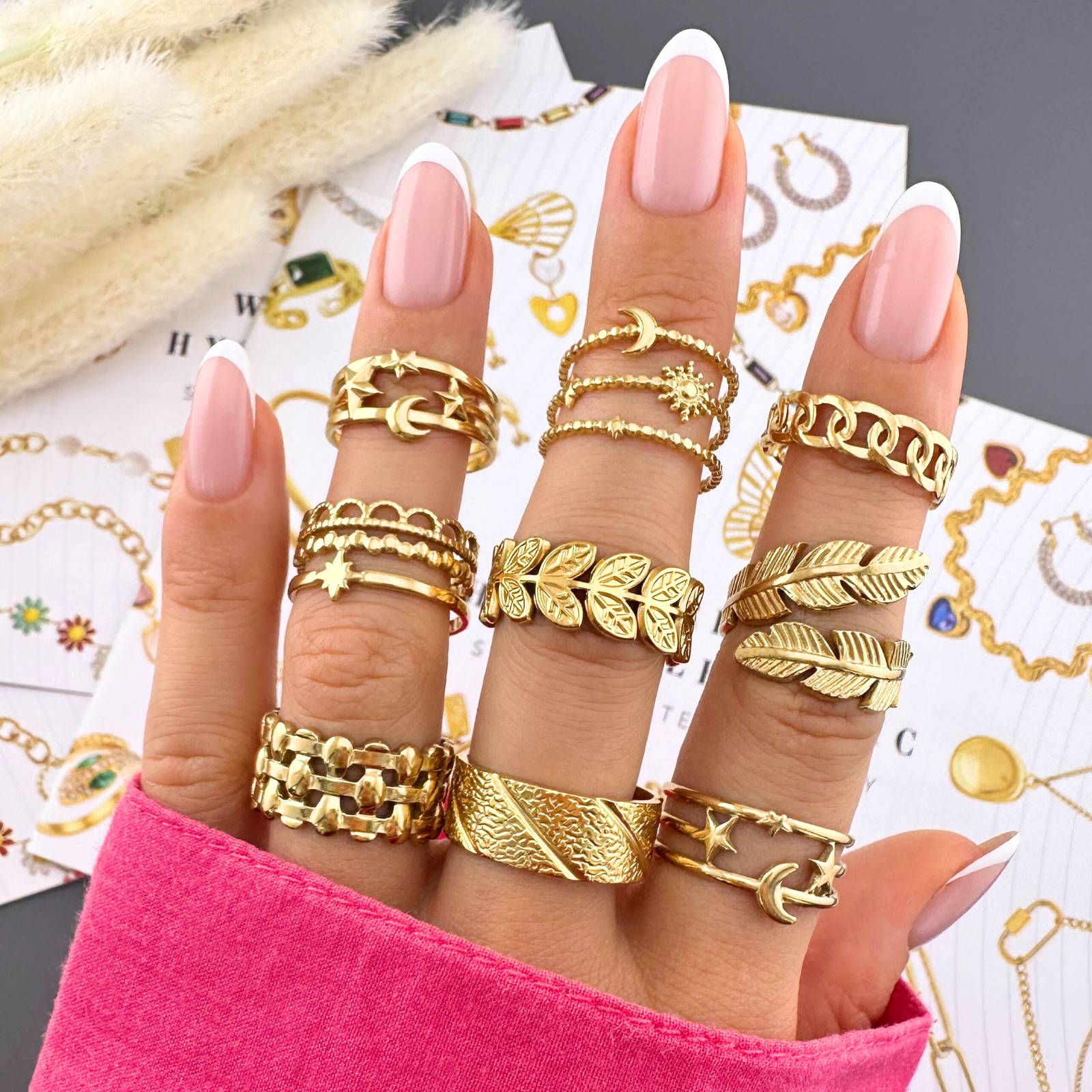 Astrology finger ring