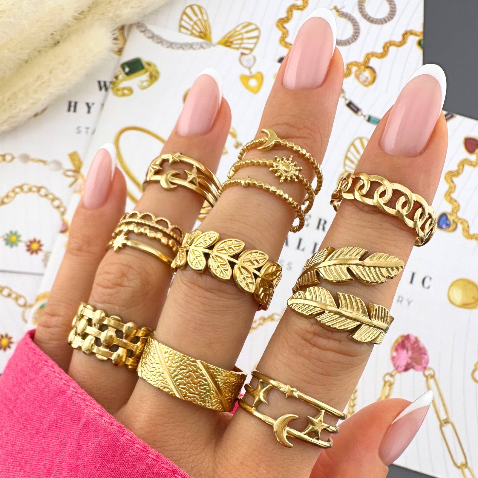 Astrology finger ring
