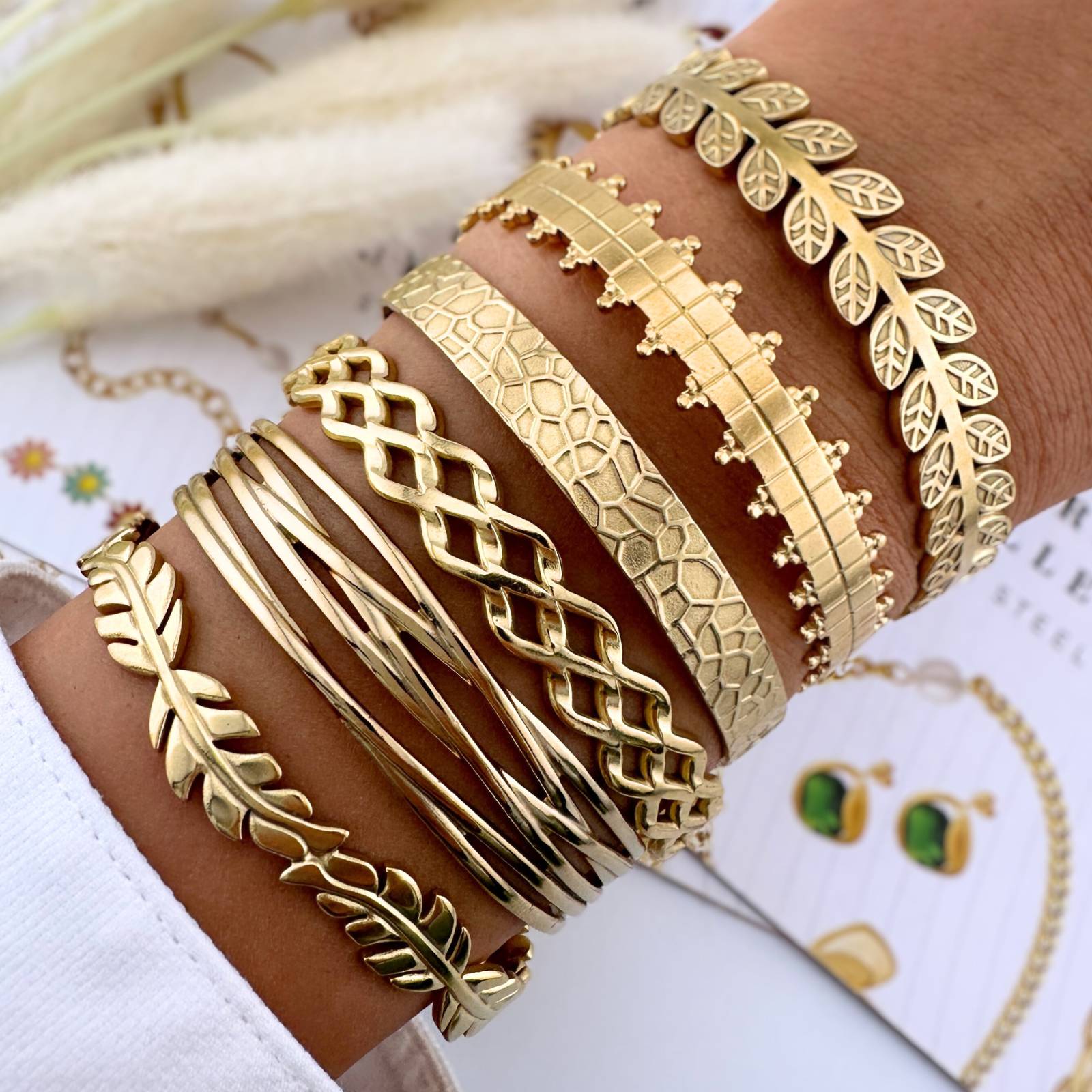 Bangle Leafs bracelet