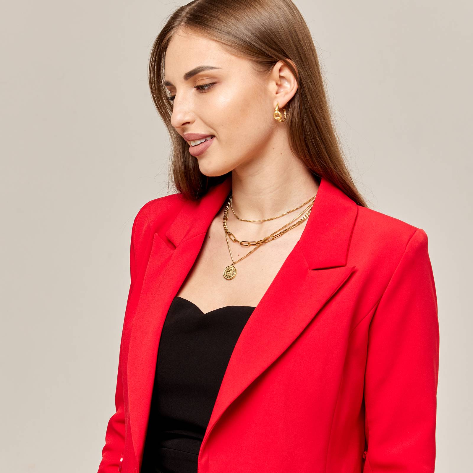 Coin 3 Layer necklace