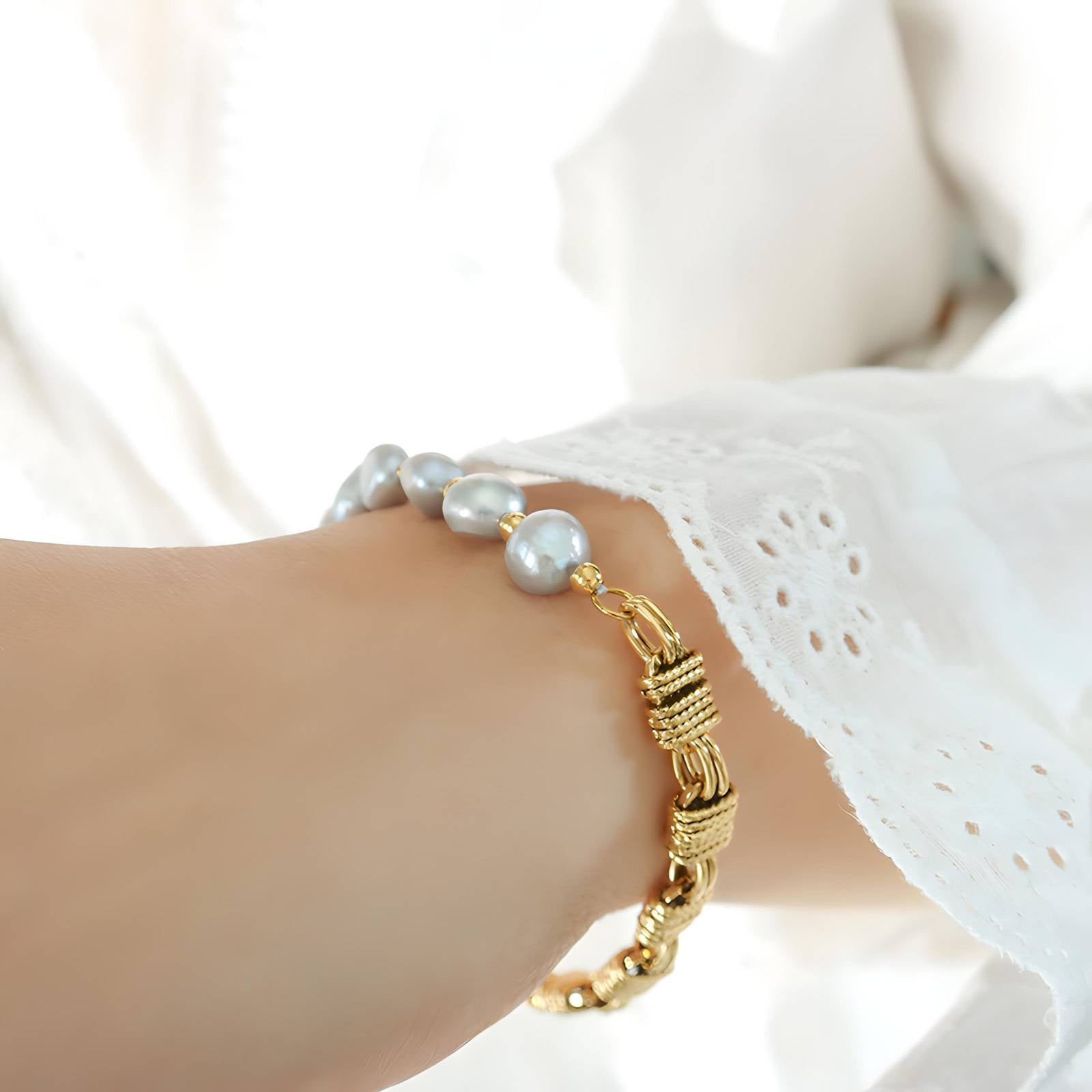 Pearl natural freshwater bracelet