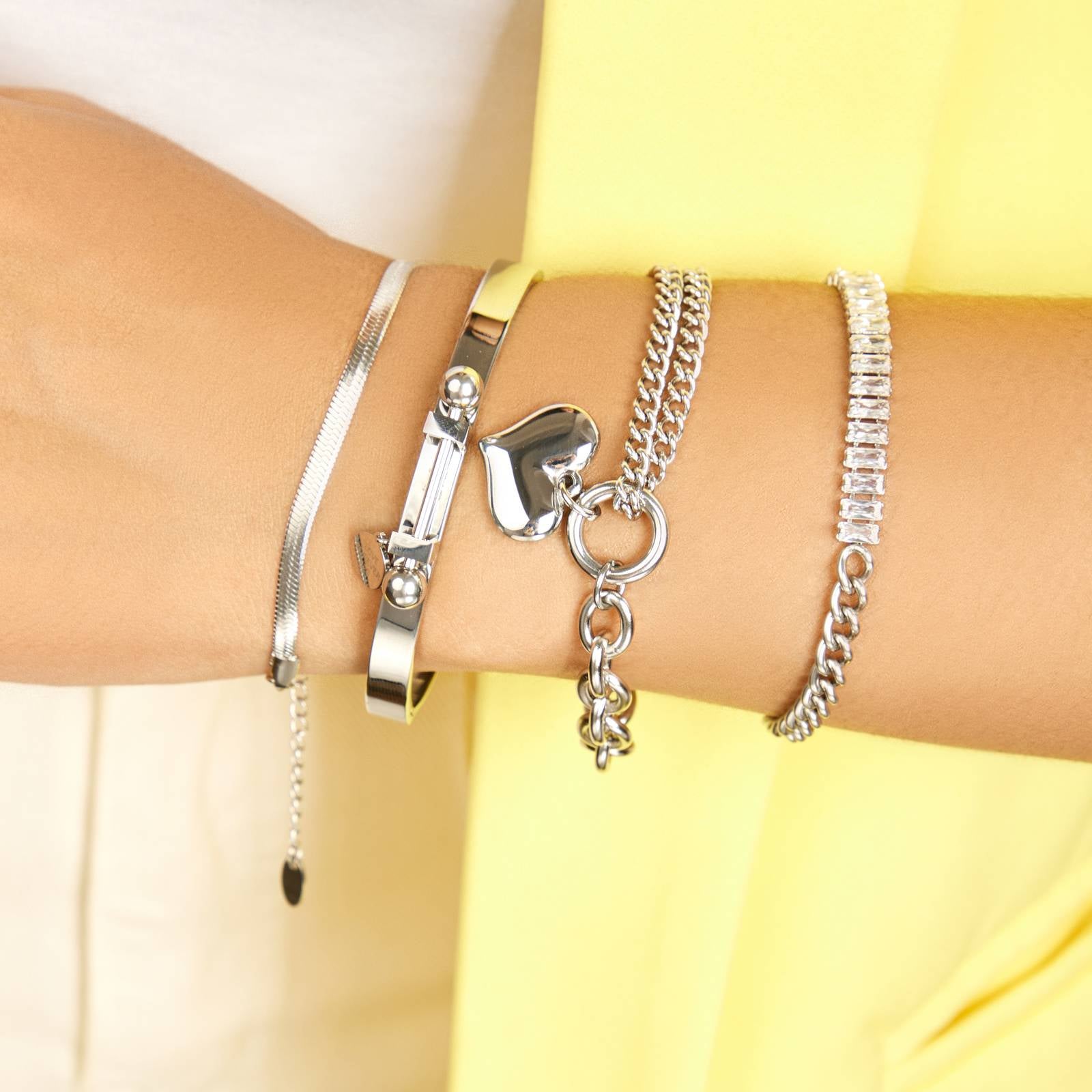 Silver Heart bracelet