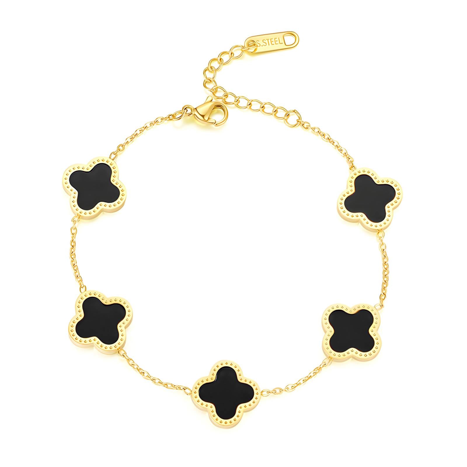 Chain Four-leaf clover bracelet
