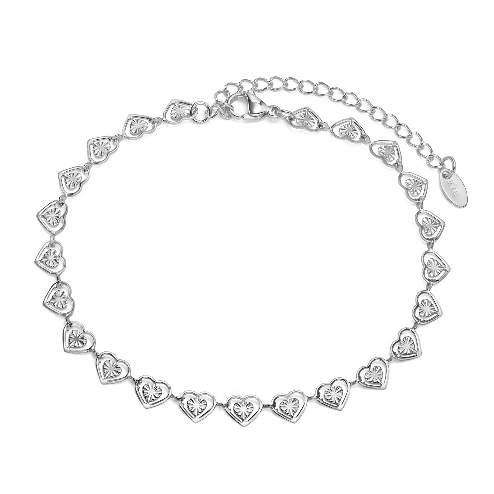 Silver Hearts bracelet