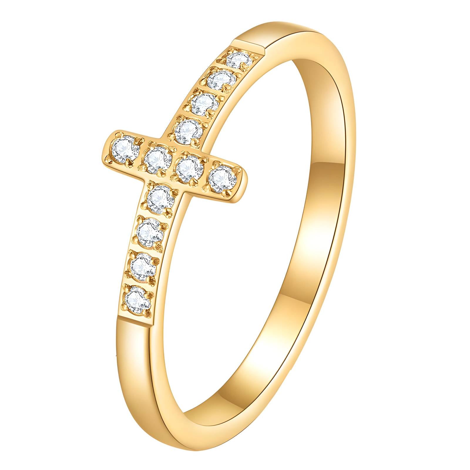 Crosses finger ring
