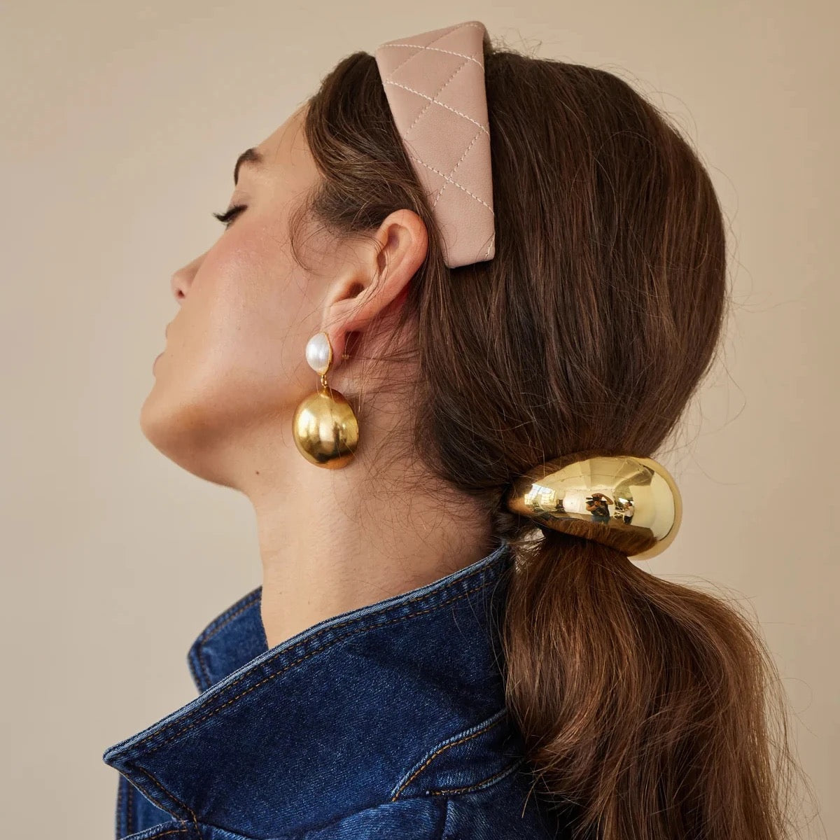 2 Set Chunky Semi-circular Arc-shaped Hair Ties