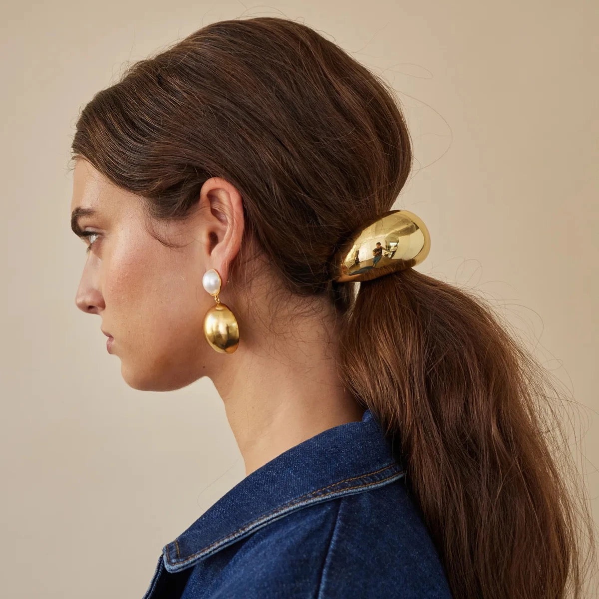2 Set Chunky Semi-circular Arc-shaped Hair Ties