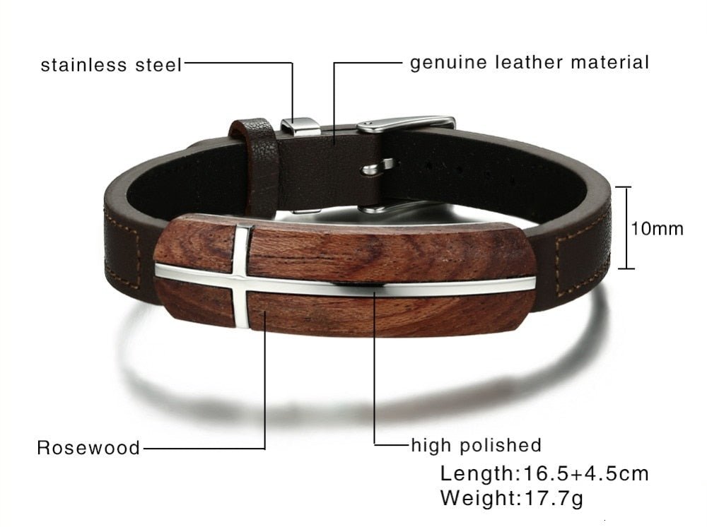 Genuine Rosewood Leather Bracelet for Men Watch Clasp - LuckyEyeU | Inspirational Gifts & AccessoriesLuckyEyeU | Inspirational Gifts & AccessoriesLuckyEyeU | Inspirational Gifts & Accessories50732234-1Genuine Rosewood Leather Bracelet