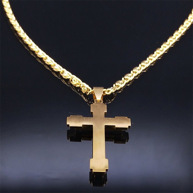 Jesus Cross Religious Necklace - LuckyEyeU | Inspirational Gifts & AccessoriesLuckyEyeU | Inspirational Jewelry & AccessoriesLuckyEyeU | Inspirational Gifts & Accessories65786981-50cm-wz-srJesus Cross Religious Necklace