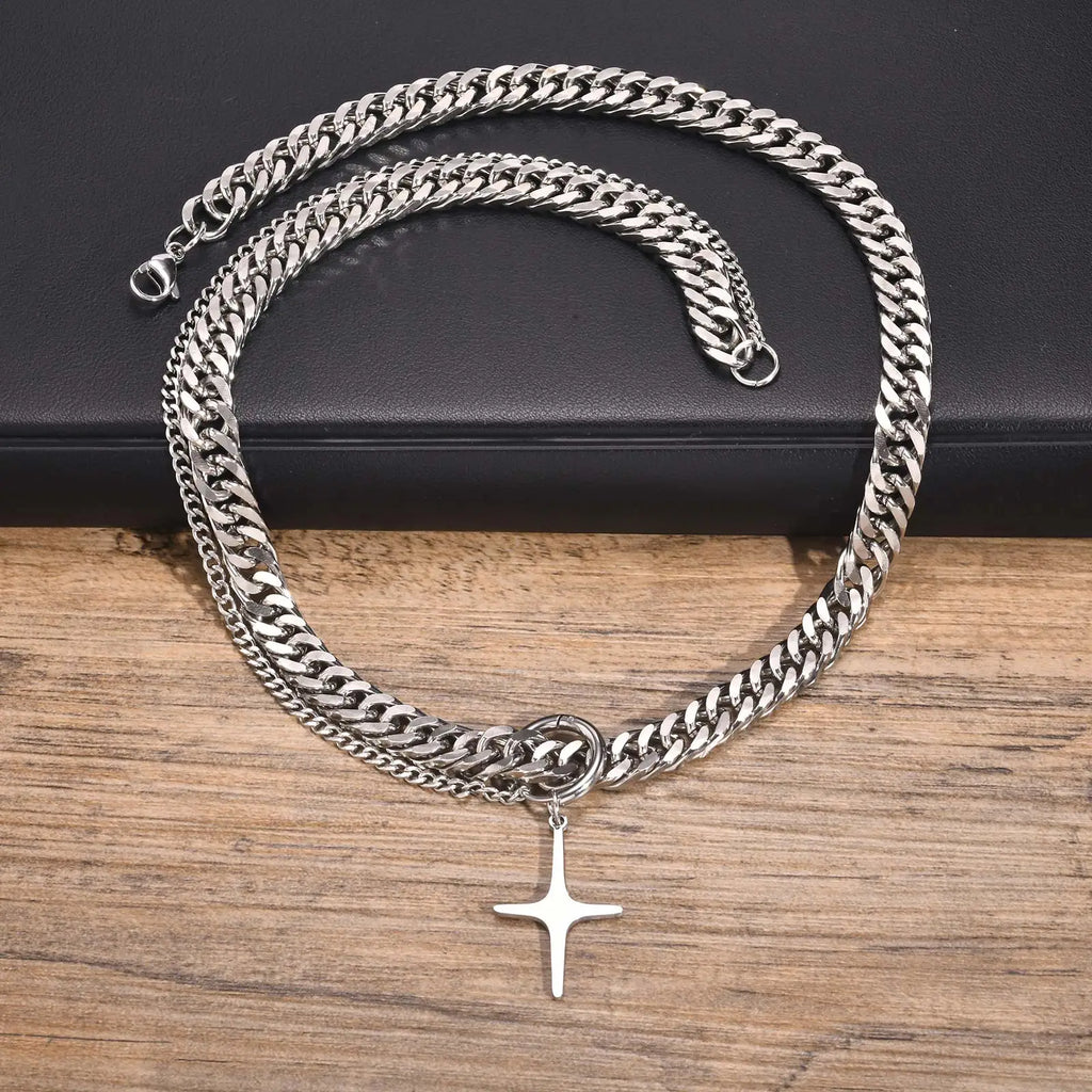 Unveil Love and Faith Cross Pendant Necklace