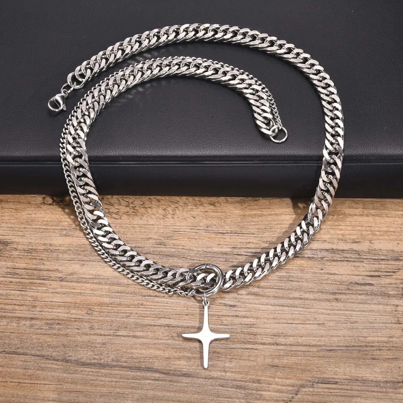 Unveil Love and Faith Cross Pendant Necklace