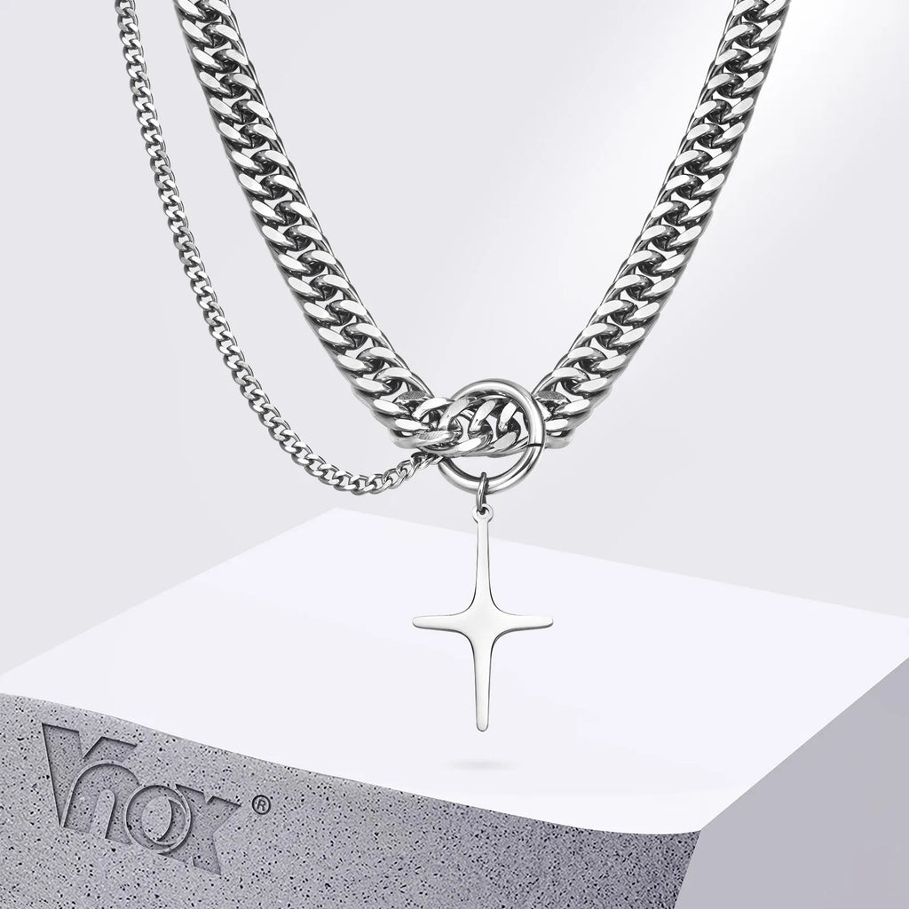 Unveil Love and Faith Cross Pendant Necklace