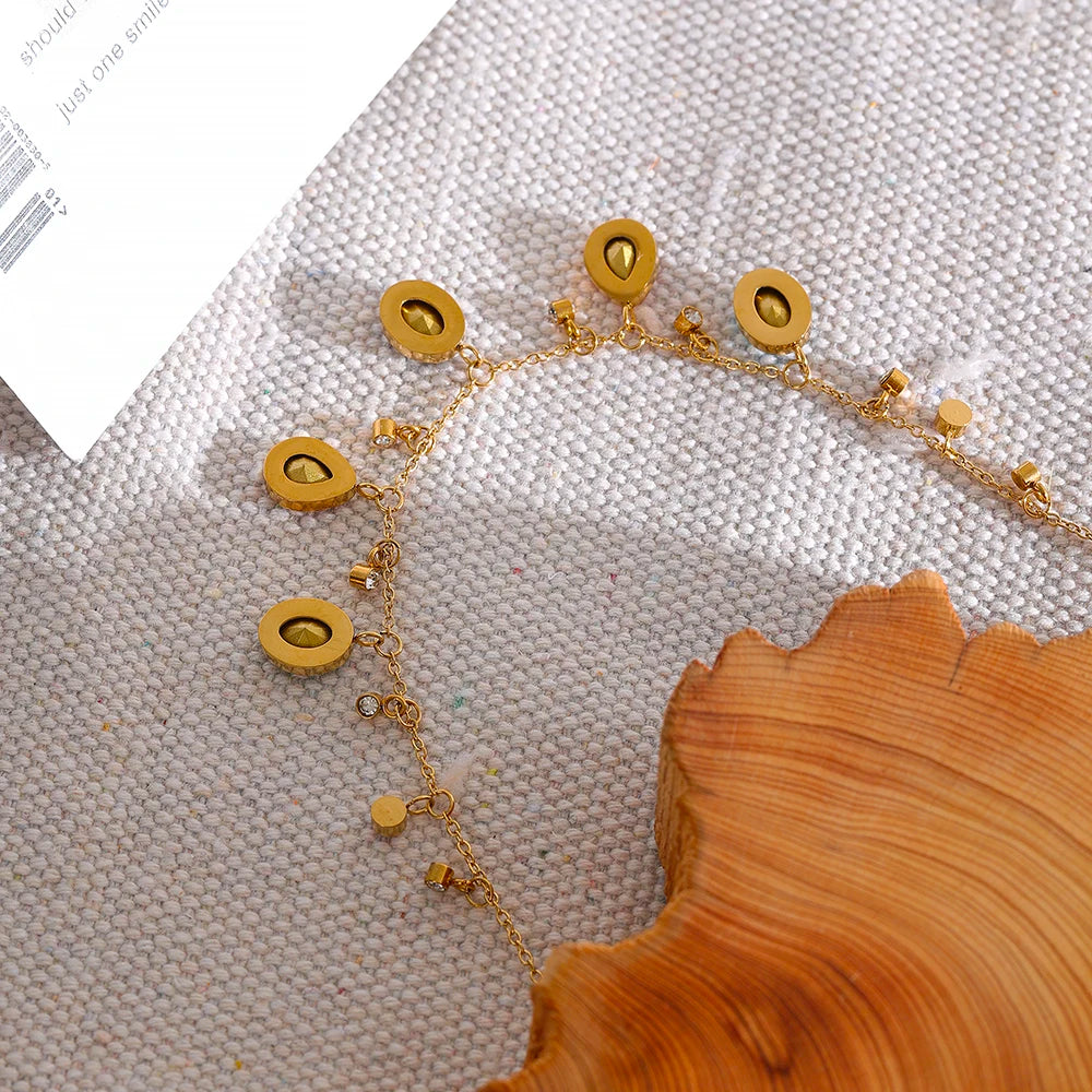 Luxury Colorful Cubic Zirconia Necklace
