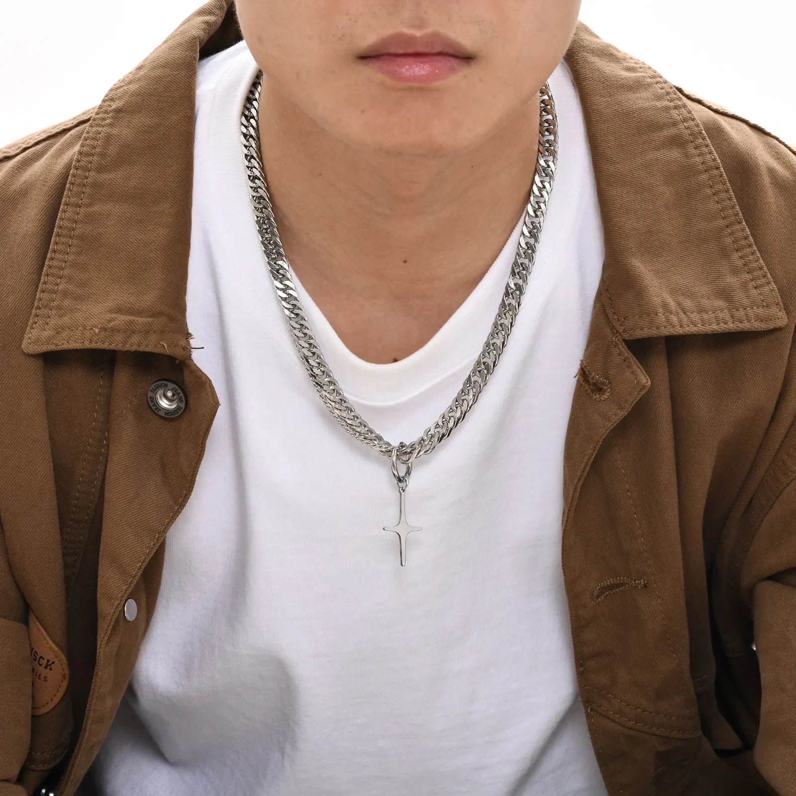 Unveil Love and Faith Cross Pendant Necklace