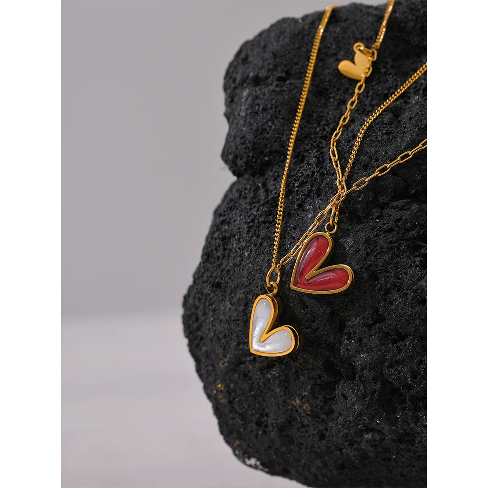Heart Pendant Necklace - Trendy Exquisite Jewelry