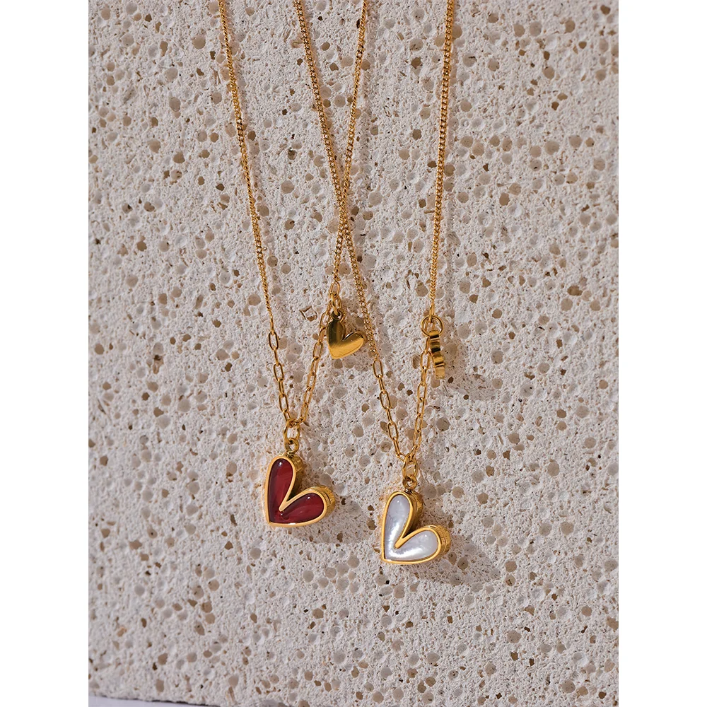 Heart Pendant Necklace - Trendy Exquisite Jewelry