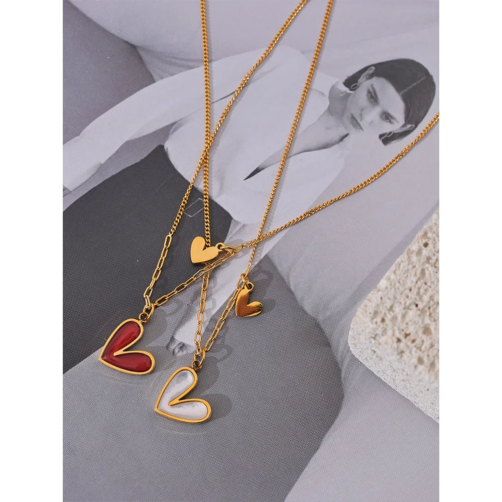 Heart Pendant Necklace - Trendy Exquisite Jewelry