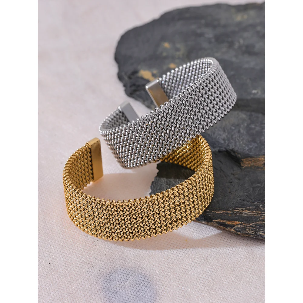 Wide Open Bracelet Bangle