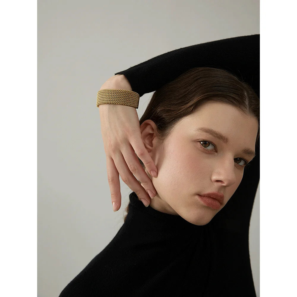 Wide Open Bracelet Bangle