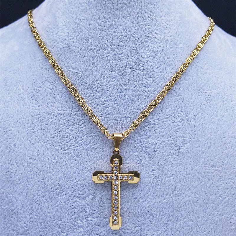 Jesus Cross Religious Necklace - LuckyEyeU | Inspirational Gifts & AccessoriesLuckyEyeU | Inspirational Jewelry & AccessoriesLuckyEyeU | Inspirational Gifts & Accessories65786981-50cm-wz-srJesus Cross Religious Necklace