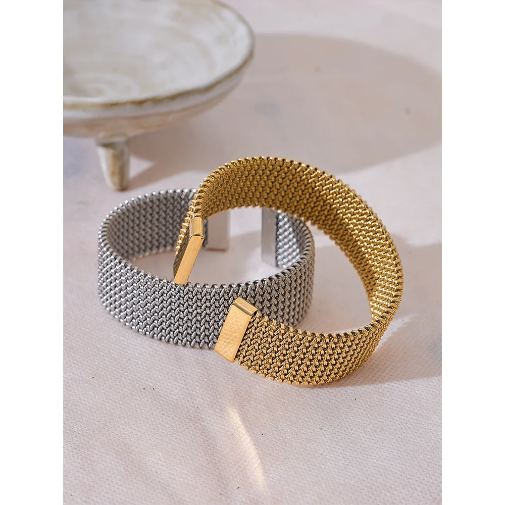 Wide Open Bracelet Bangle