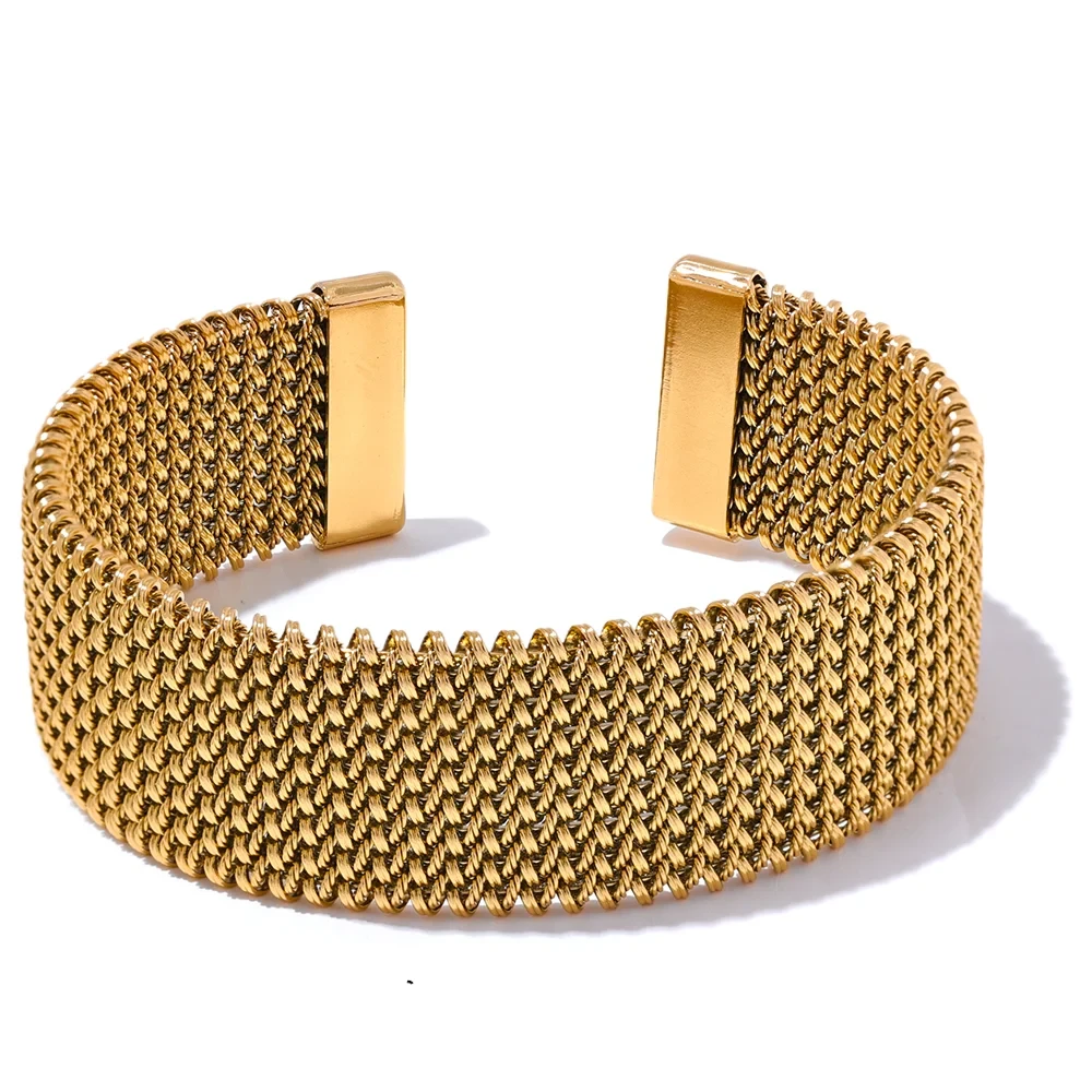 Wide Open Bracelet Bangle