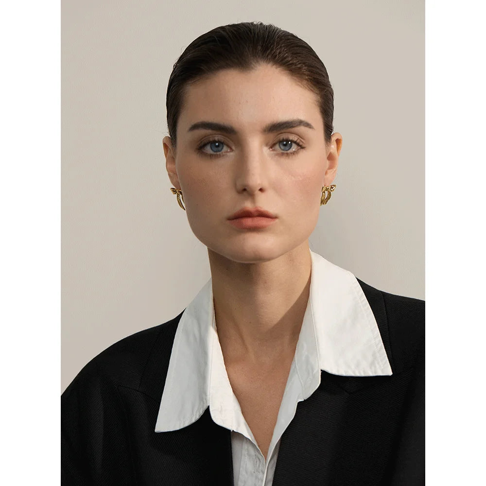 Chic Bowknot Stud Earrings