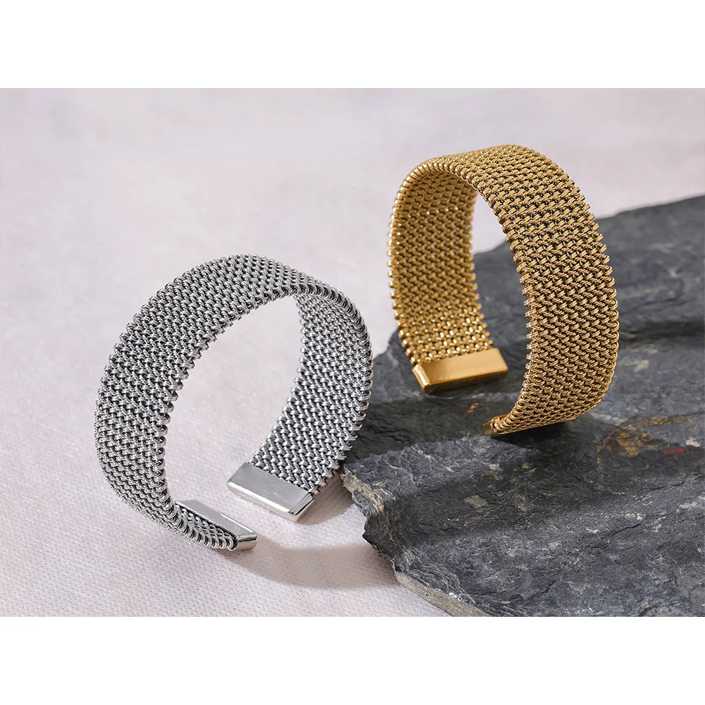 Wide Open Bracelet Bangle