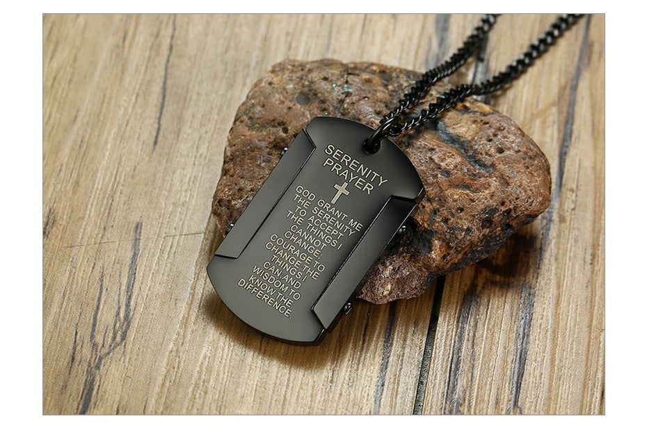 Serenity Prayer Gift Tag Necklaces