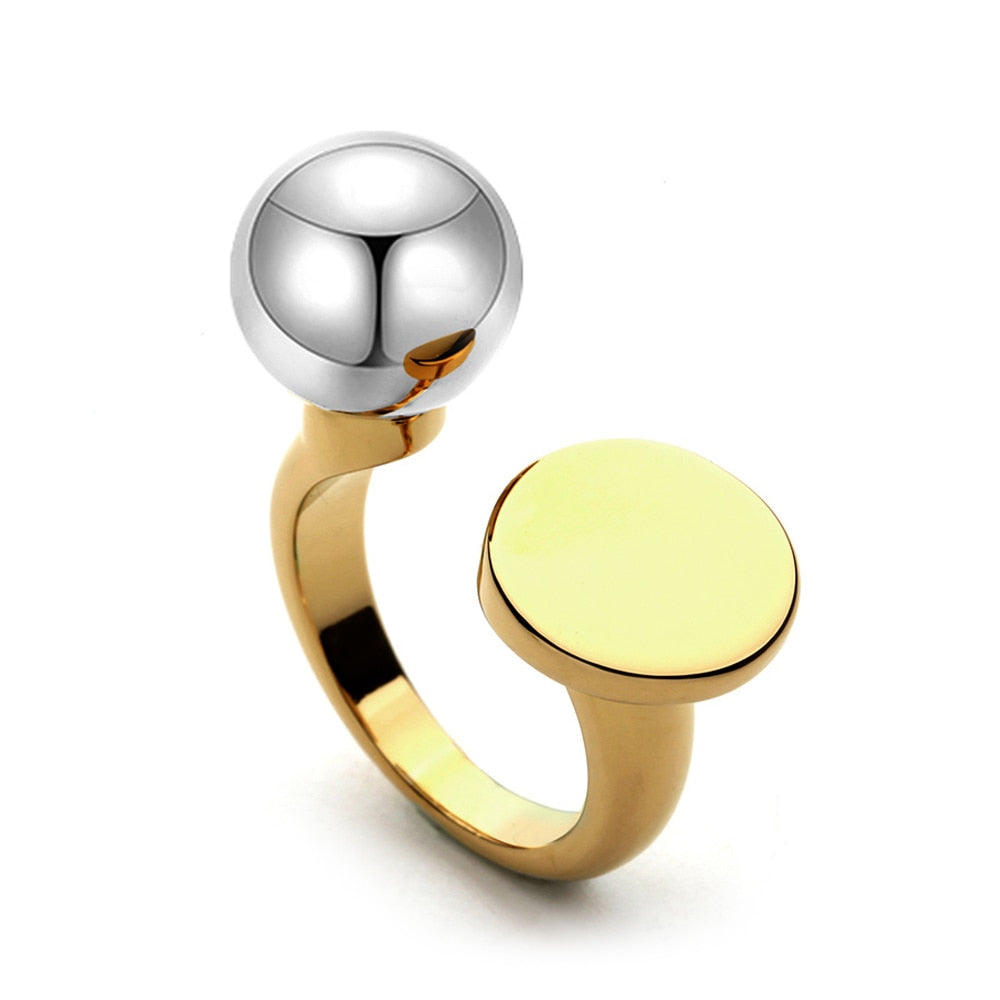 Fashion Ball & Circle Ring LuckyEyeU | Modern & Spiritual Jewelry & Accessories