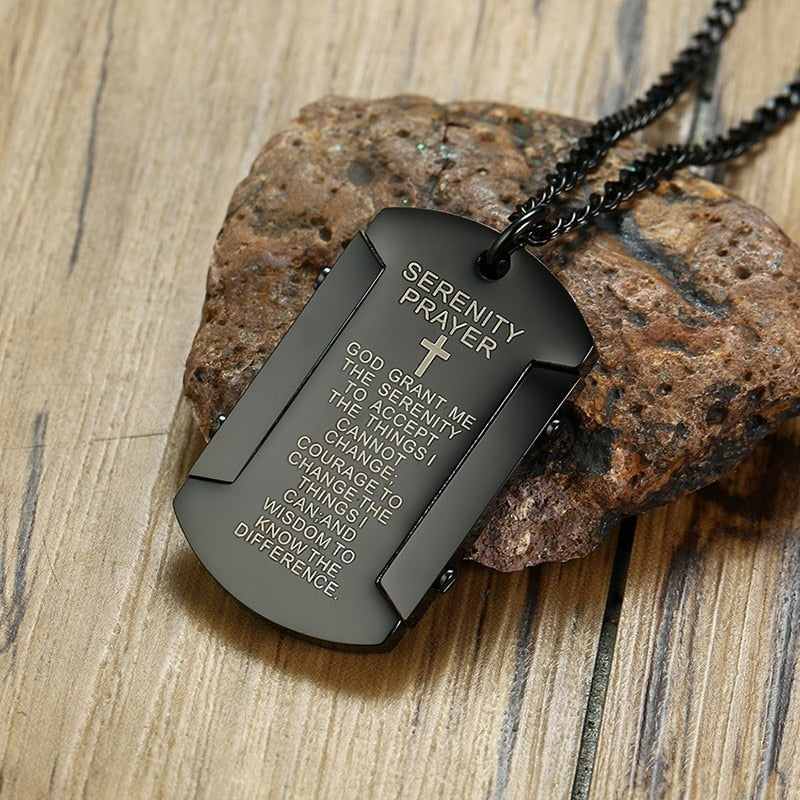 Serenity Prayer Gift Tag Necklaces