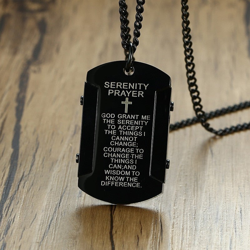 Serenity Prayer Gift Tag Necklaces