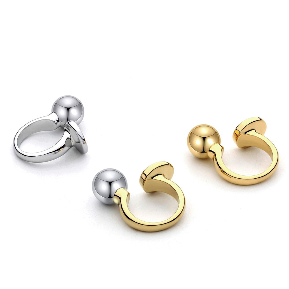 Fashion Ball & Circle Ring LuckyEyeU | Modern & Spiritual Jewelry & Accessories