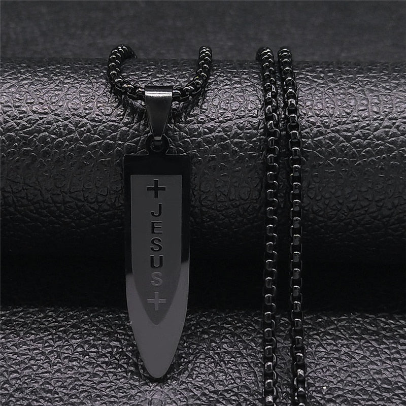 Long JESUS CROSS Necklaces
