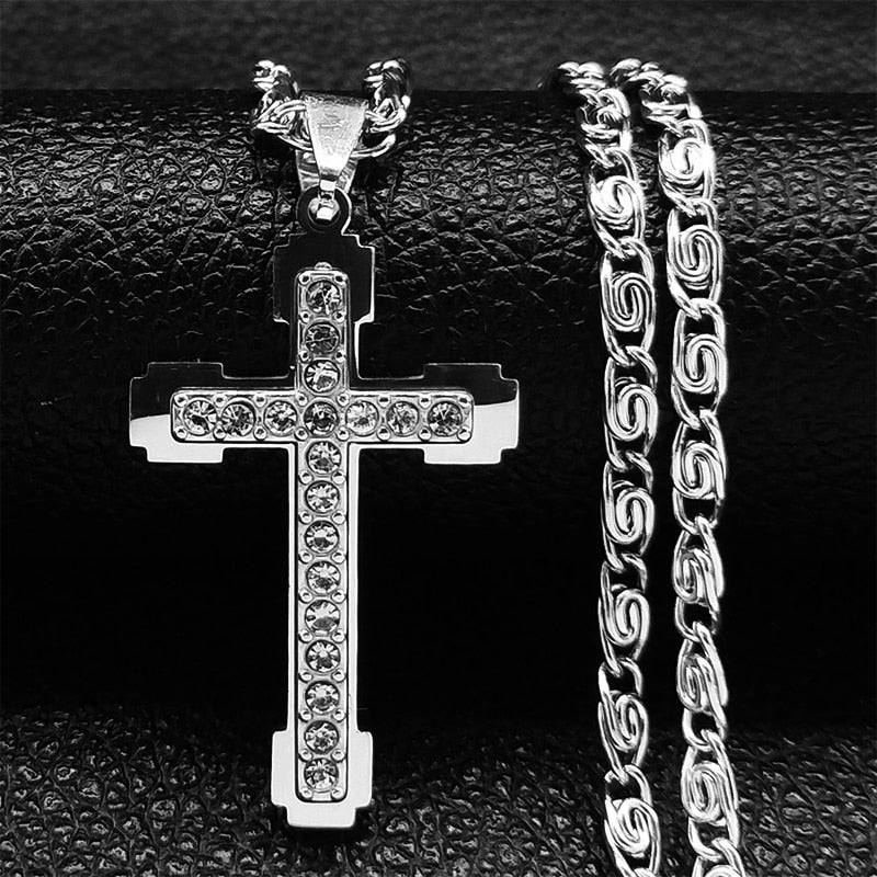 Jesus Cross Religious Necklace - LuckyEyeU | Inspirational Gifts & AccessoriesLuckyEyeU | Inspirational Jewelry & AccessoriesLuckyEyeU | Inspirational Gifts & Accessories65786981-50cm-wz-srJesus Cross Religious Necklace