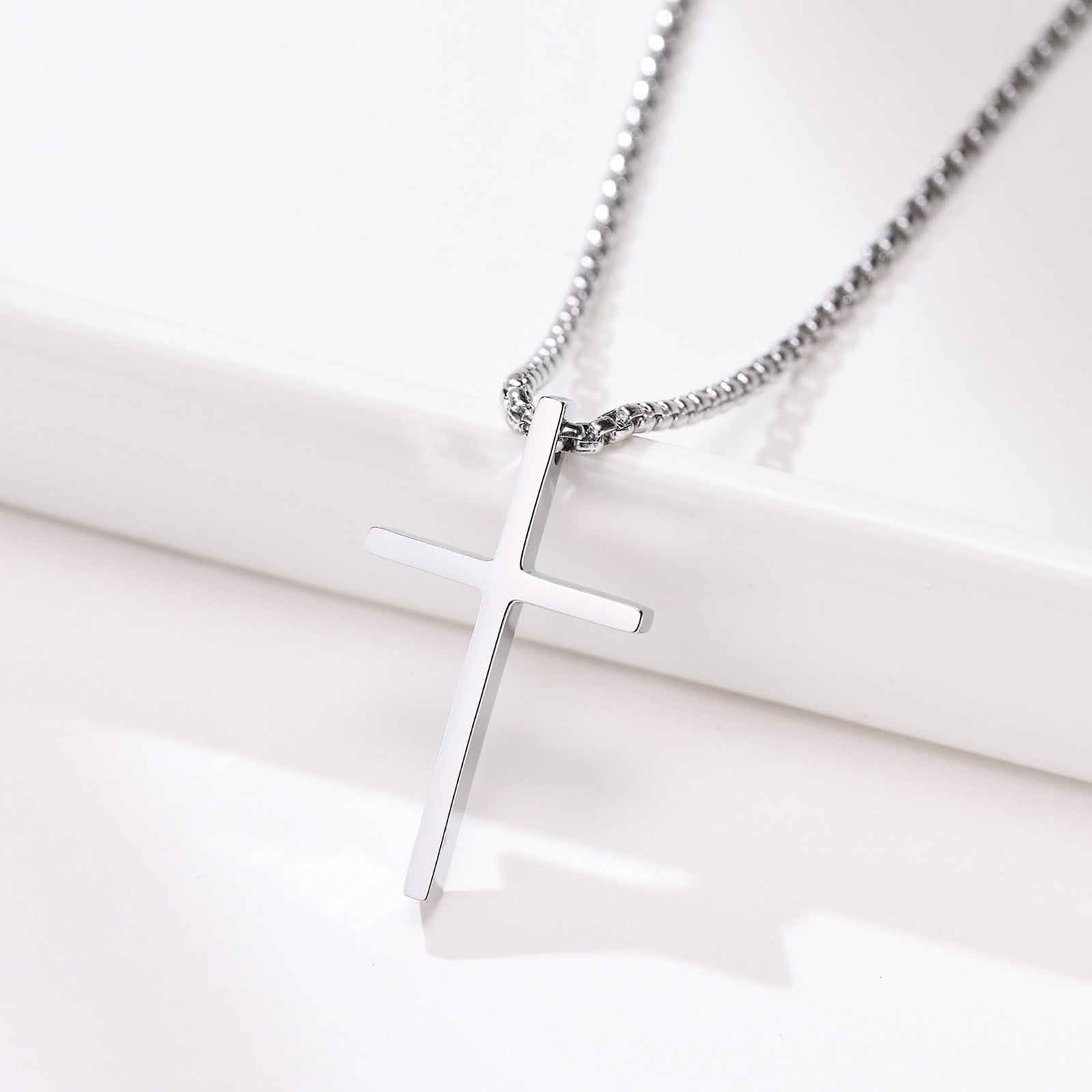 Simple Cross Layeredn Necklace